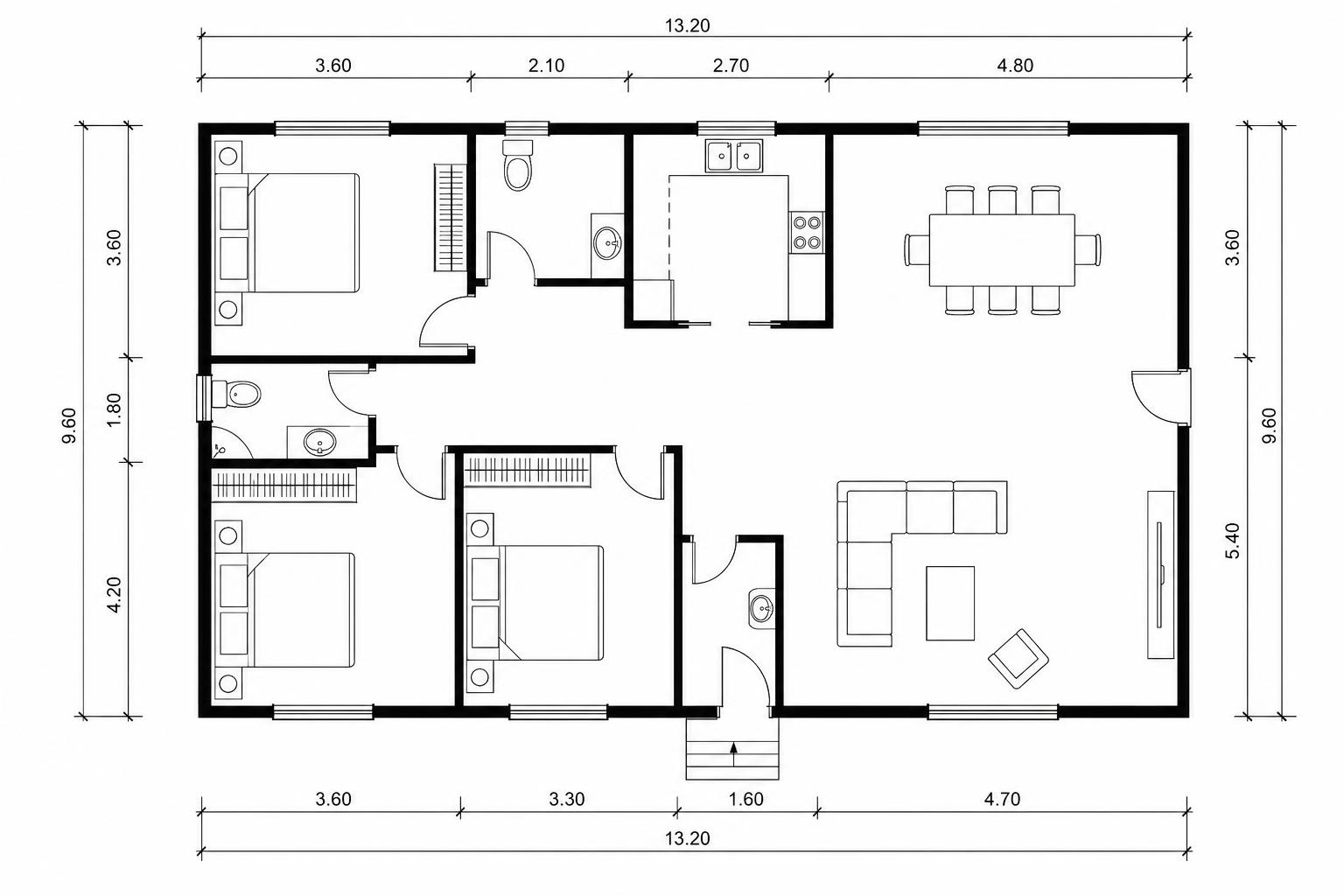 Plan 2D coté — Bruxelles