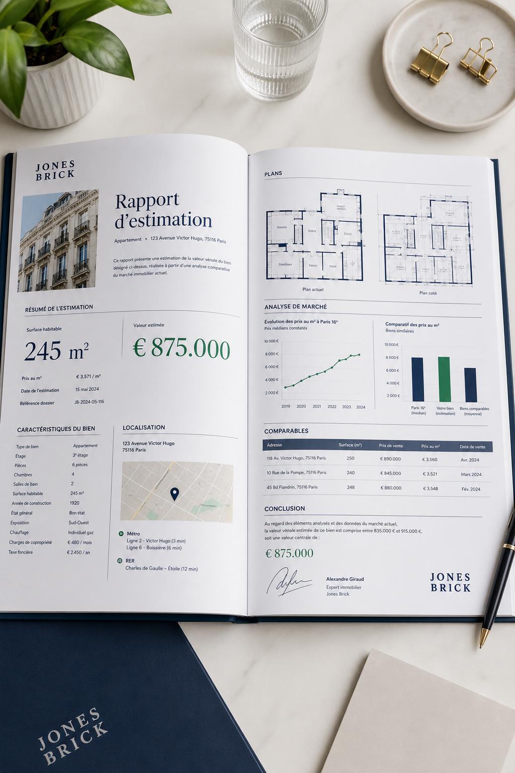 Rapport d'estimation — Jones Brick